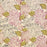 Floral pattern with pink and green flowers on a beige background