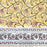 Border detail of the Marigold Jaal Block Printed Cotton Tablecloth