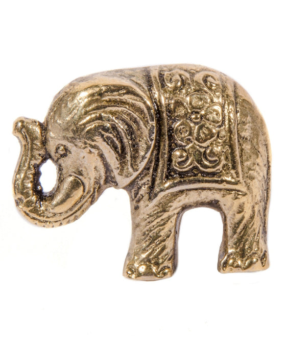 Metal Elephant Shaped Knob Front View