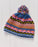 A hand knitted and fleece lined Namche Pompom Beanie Hat.