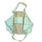 Quilted Block Print Tote Bag - Minty Green Butti