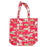 Quilted Block Print Tote Bag - Red Safari