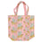 Quilted Block Print Tote Bag - Pink Leopard