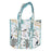 Quilted Block Print Tote Bag - White Zoo