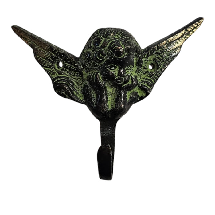 Green Angel Brass Hook