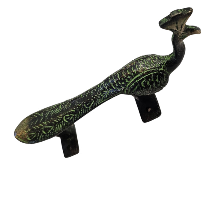 Pround Green Peacock Brass Handle