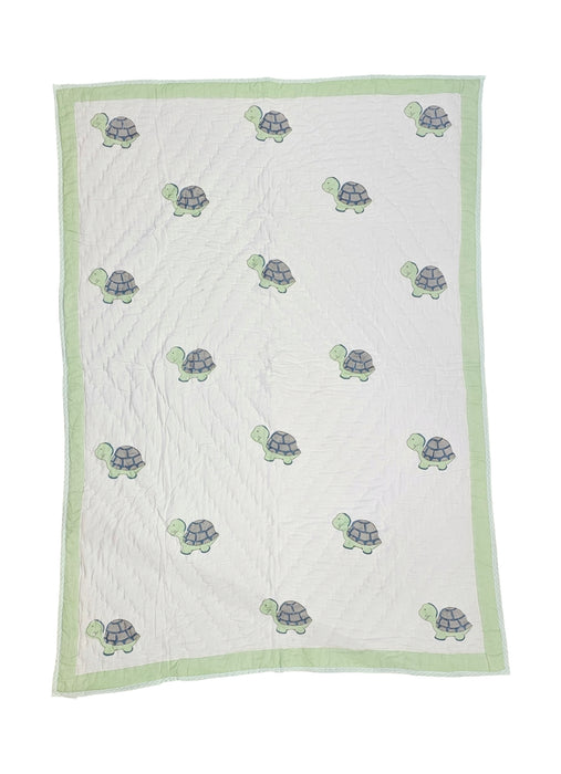 Green Turtles Baby Quilt