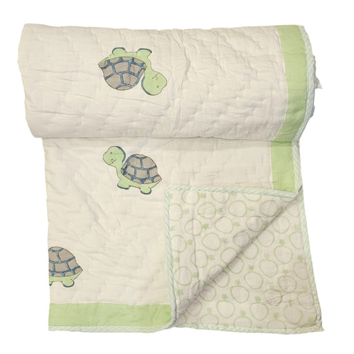 Green Turtles Baby Quilt