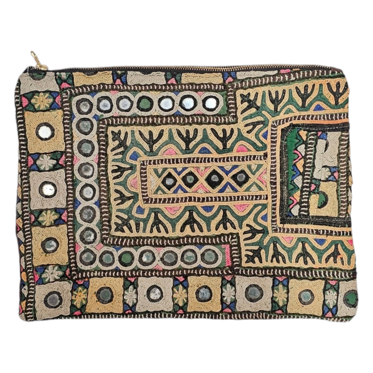 Pochette Ethnique Banjara Surdimensionnée - Pièce Unique Vintage - Neuf Sans étiquette