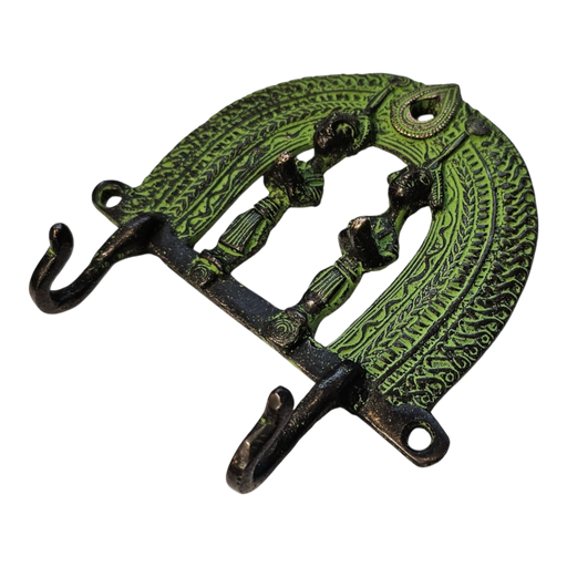 Green Couple Brass Hook