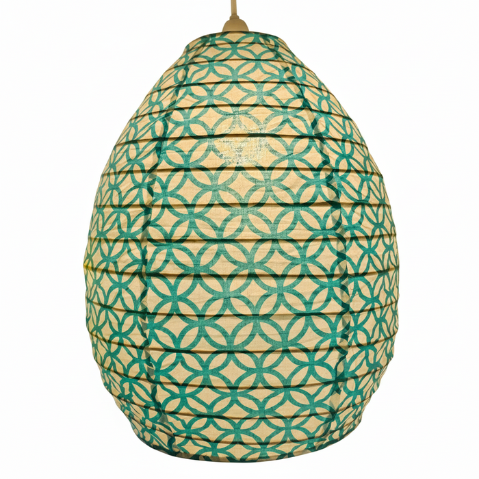 Beehive Pendant Lampshade | Turquoise