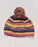 A hand knitted and fleece lined Pokhara Pompom Beanie Hat.