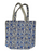 Quilted Cotton Tote Bag - Deep Blue