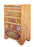 Sharifa Hand Painted 5 Drawer Chest Jewellery Box