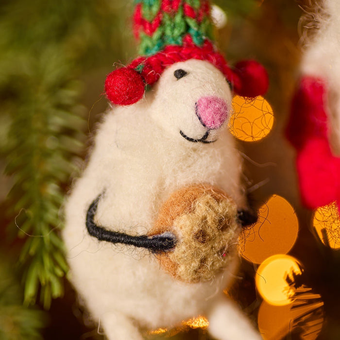 Christmas Sheep Decoration with Cookie