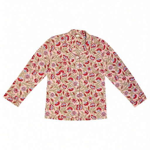 Beatrice Long Sleeve Cotton Pyjama Set