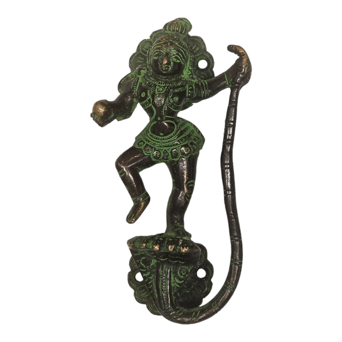 Green Dancing Lady Brass Handle