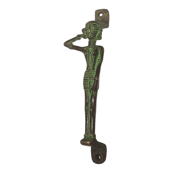 Green Lady Brass Handle