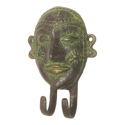 Green Mask Brass Hook