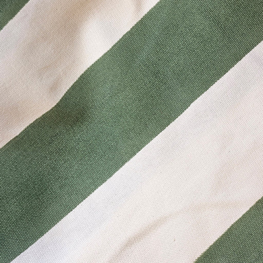 Cotton Apron - Iguana Green Stripes Design