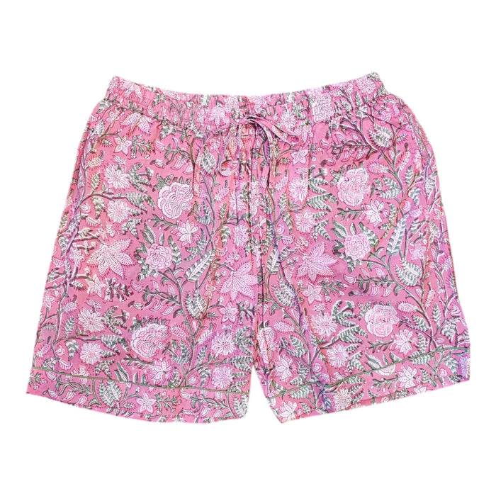 Arabella Block-Printed Cotton Short Pyjama Set