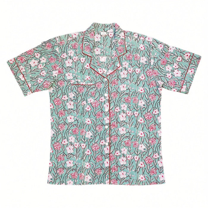 Constance Block-Printed Cotton Short Pyjama Set