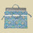 Block Printed Laptop Bag | Turquoise and Lime Floral Design