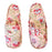 Beatrice Block Print Cotton Travel Slippers