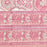 Pink floral patterned fabric border