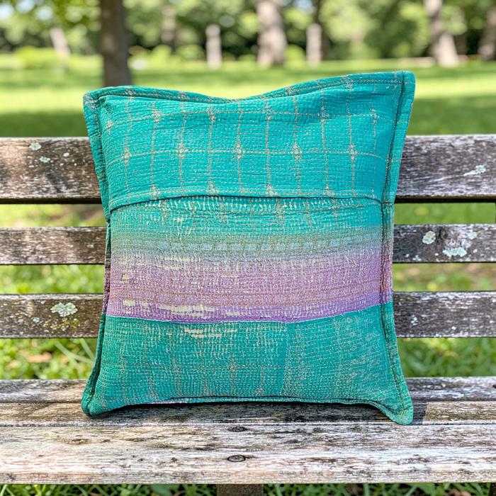 Kantha Cushion Cover | 45 x 45 cm | Design 450