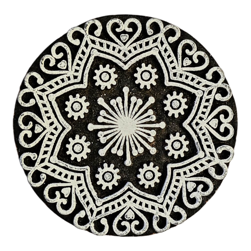 Mandala A Design Wooden Carved Printing Block