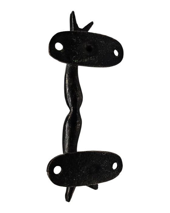 Green Fish Kiss Brass Handle