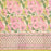Hand Block Printed Cotton Tablecloth | Blush Meadow | 6-Seater