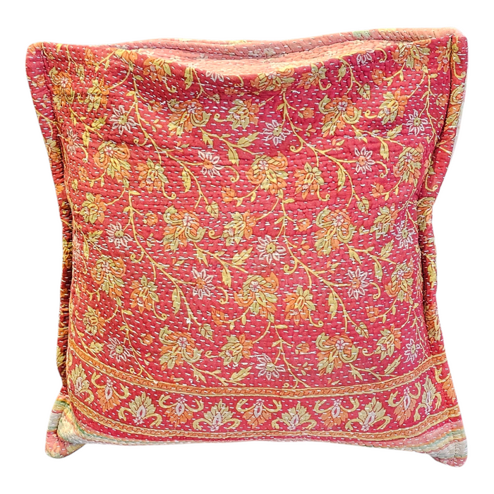 Kantha Cushion Cover | 45 x 45 cm | Design 449