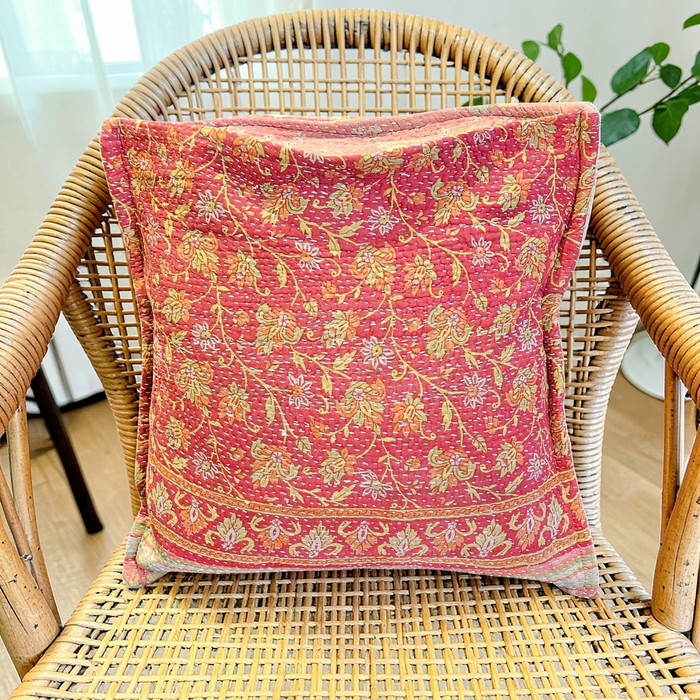 Kantha Cushion Cover | 45 x 45 cm | Design 449