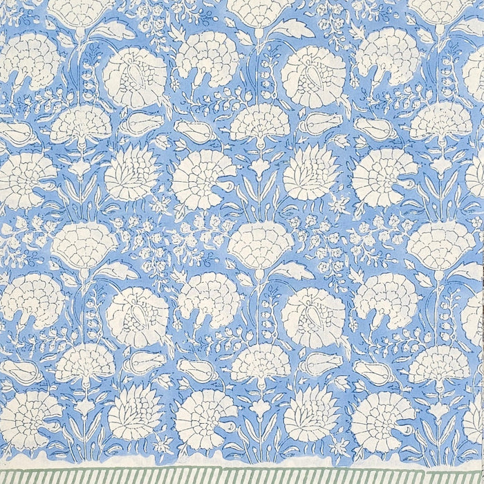 Block Print Tablecloth - Casper Floral Design