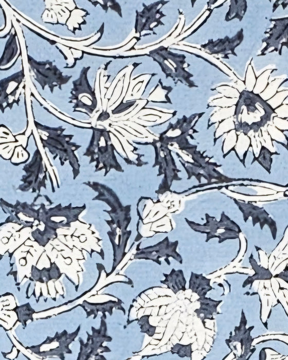 Block Print Tablecloth 110 x 110 cm