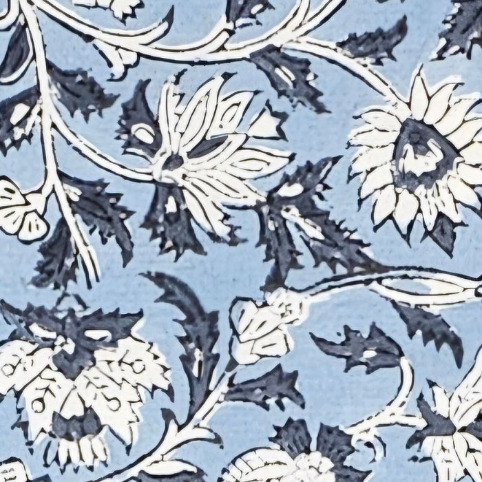 Block Print Tablecloth 110 x 110 cm
