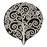 Round Tree Design Wooden Carved Printing Block