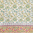 Yellow and Green Block Print Tablecloth 130 x 180 cm