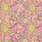 Hand Block Printed Cotton Tablecloth | Bubblegum Garden | 6-Seater