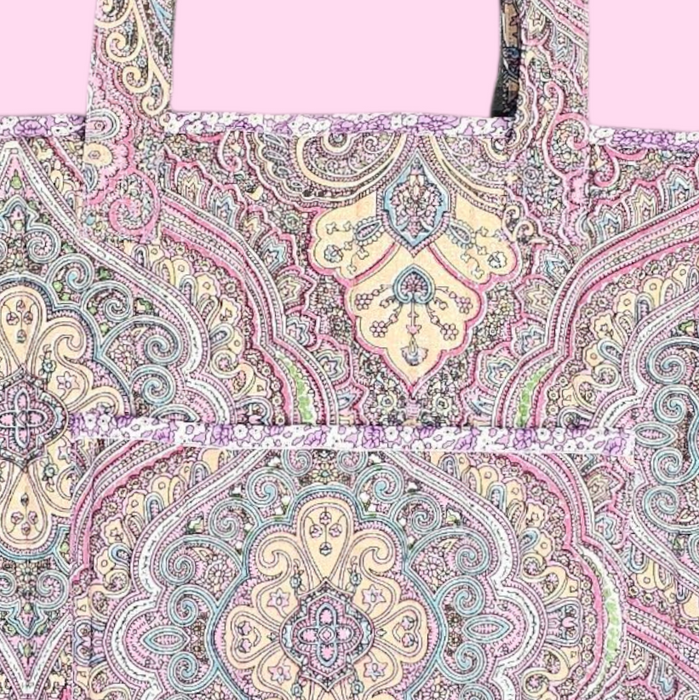 Magenta Magic Quilted Shoulder Bag