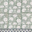 Block Print Tablecloth - Iguana Floral Design