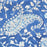 Hand Block Printed Cotton Tablecloth | Blue Paisley | 6-Seater