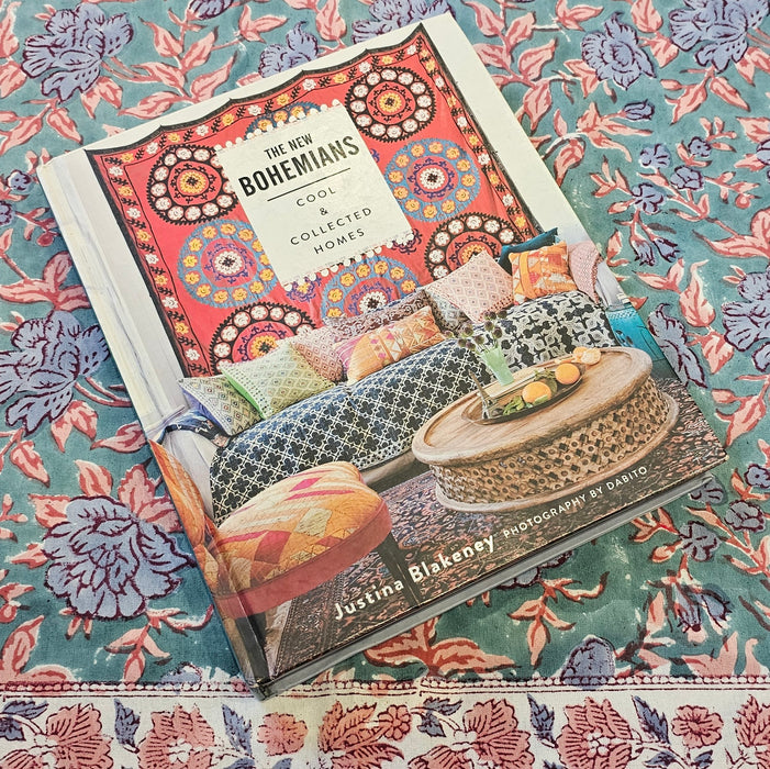 Hand Block Printed Cotton Tablecloth | Evelyn | 6-Seater