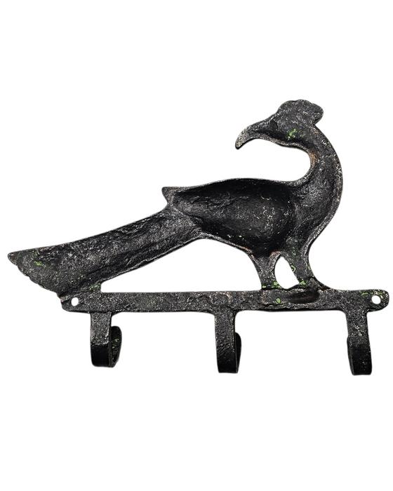 Green Peacock Brass Hook