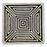 Square Design Wooden Carved Printing Block