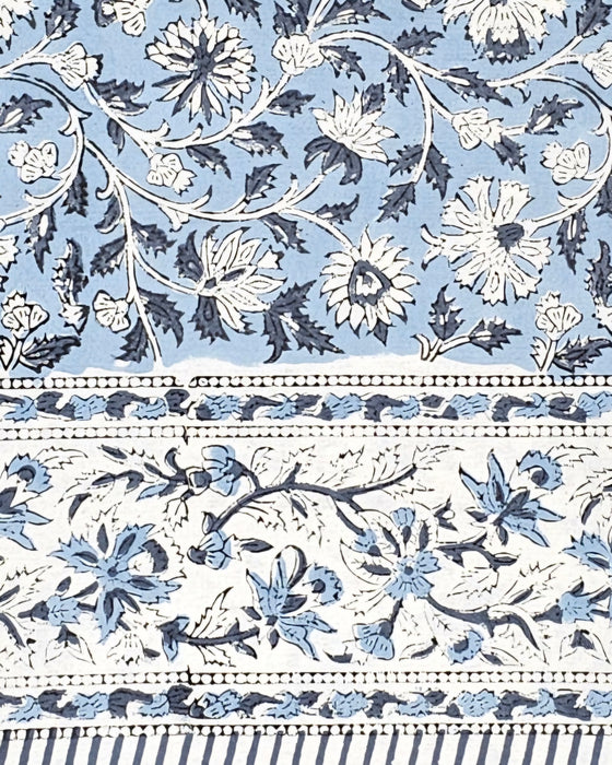 Block Print Tablecloth 110 x 110 cm