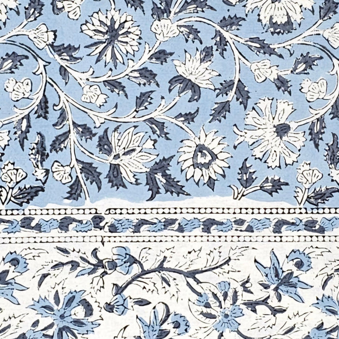 Block Print Tablecloth 110 x 110 cm