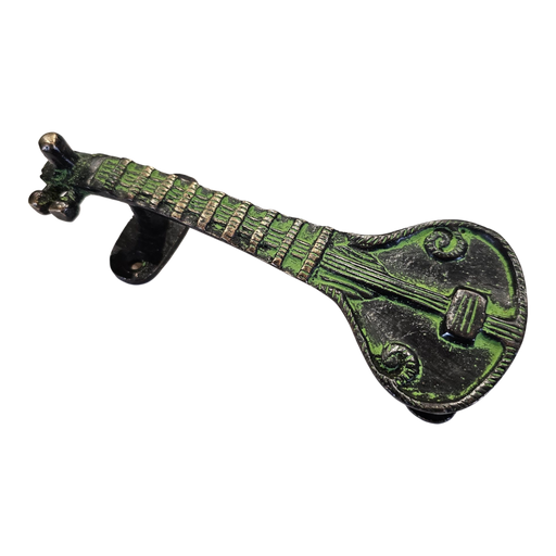 Green Sitar Brass Handle